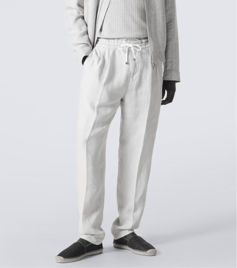 Somerset Linen Pants White