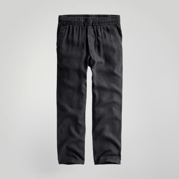 Somerset Linen Pants Black