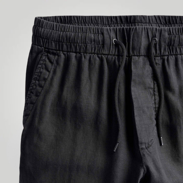 Somerset Linen Pants Black