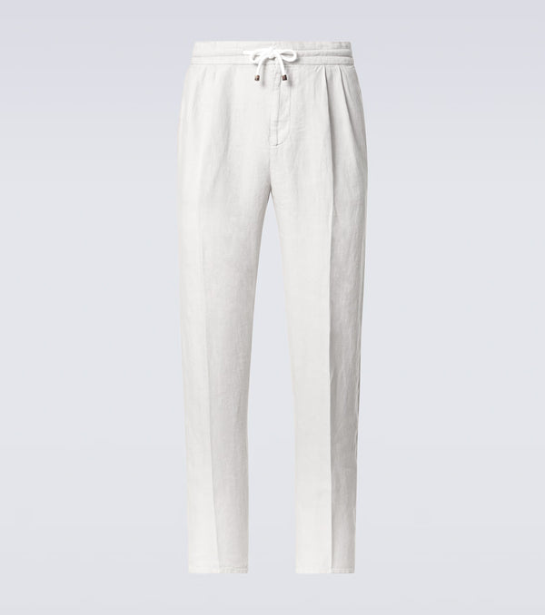 Somerset Linen Pants White